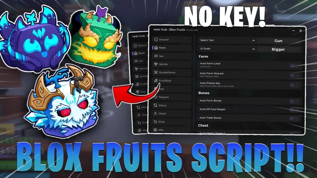 Blox Fruit Script 2026 No Key Roblox