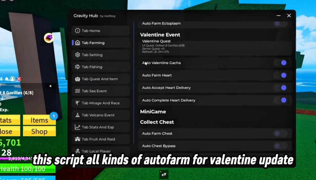 Gravity Hub Script Blox Fruit