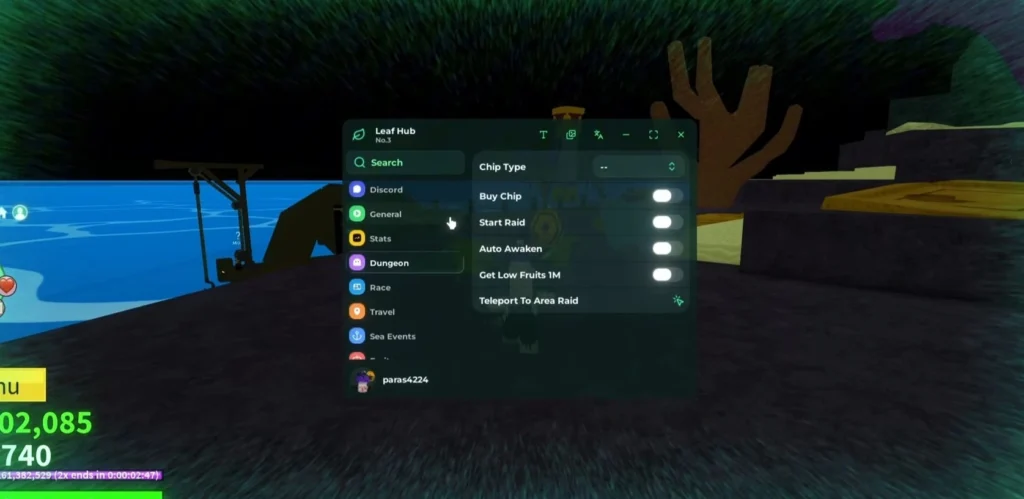 Leaf Hub Script Blox Fruit